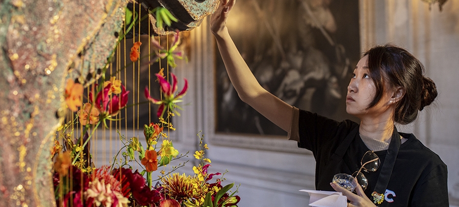 Flowertime 2023, el evento floral que inunda de color el ayuntamiento de Bruselas